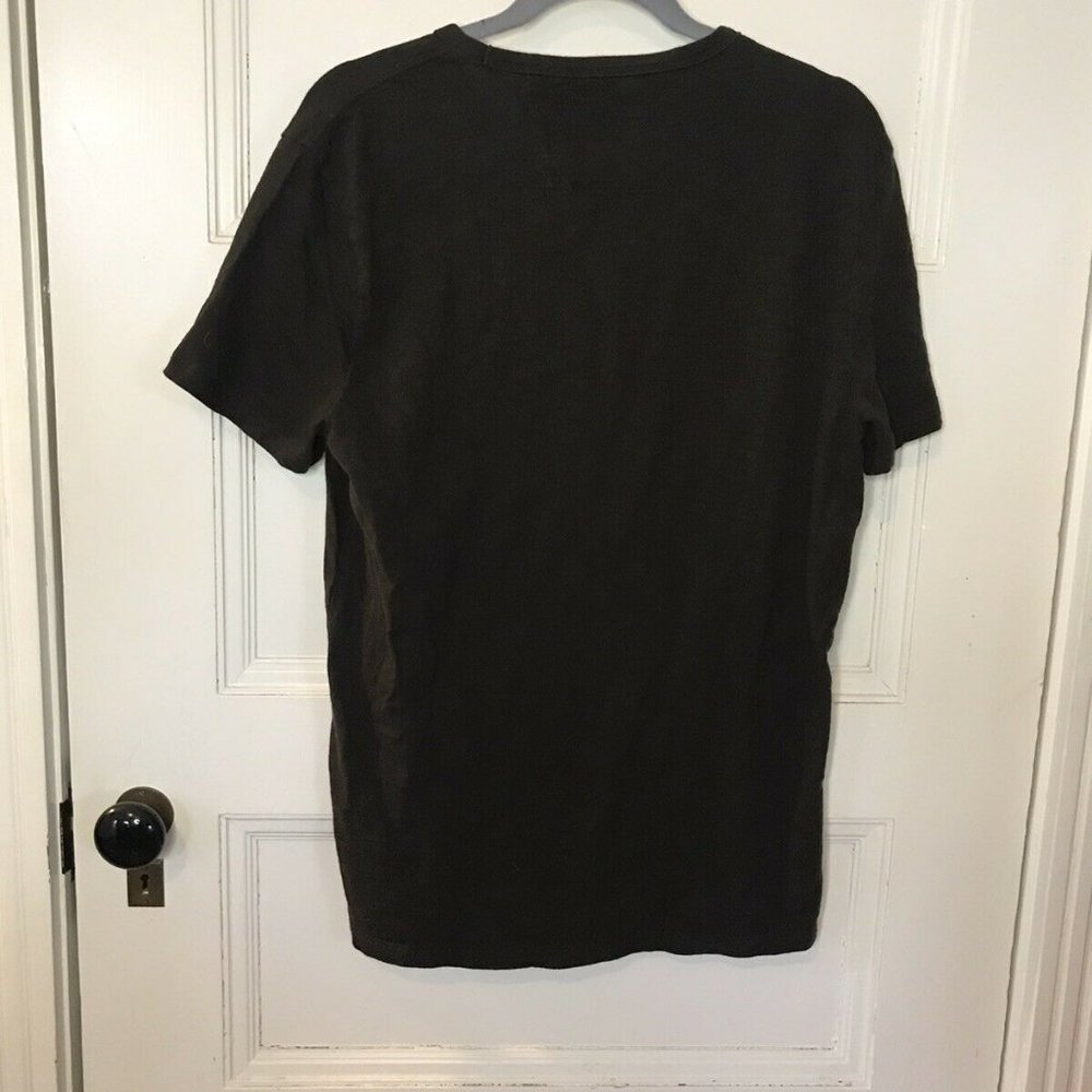 Banana REpublic Vintage Charcoal Gray Black Graphic Print T Shirt - Picture 3 of 3